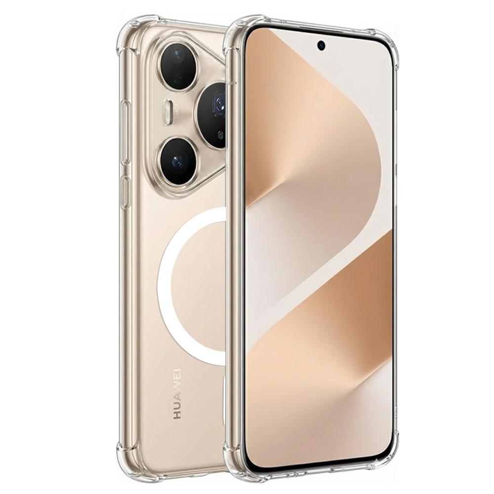 Калъф за Huawei Pura 80 Pro - Techsuit Shockproof Прозрачен Silicone MagSafe - Прозрачен