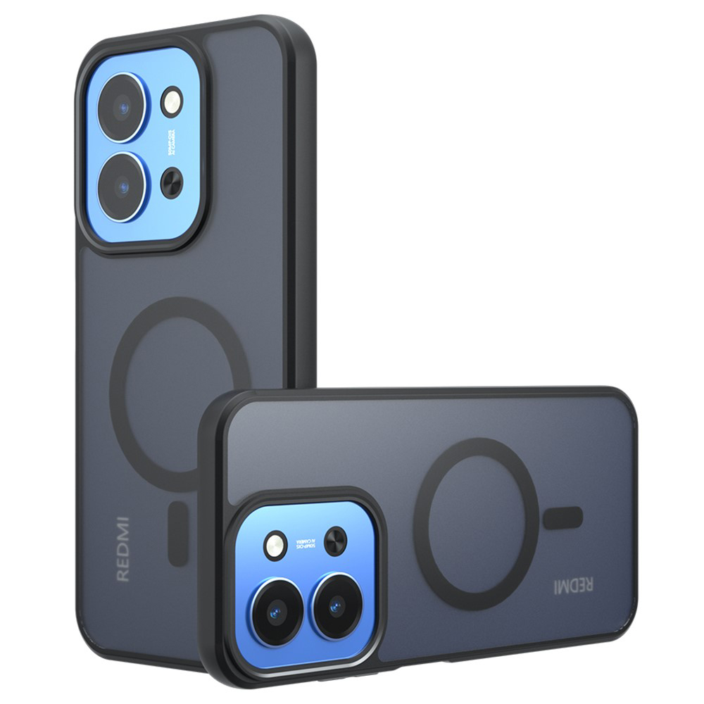 Калъф за Xiaomi Redmi 15C 4G / Redmi 15C 5G - Techsuit PureFrost MagSafe - Frosted Черен