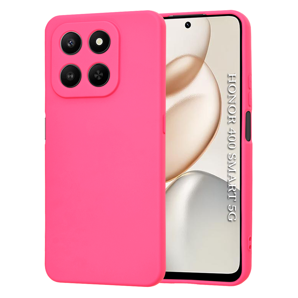 Калъф за Honor 400 Smart 5G / 400 Smart 4G / X7d 4G - Techsuit SoftFlex - Hot Розов