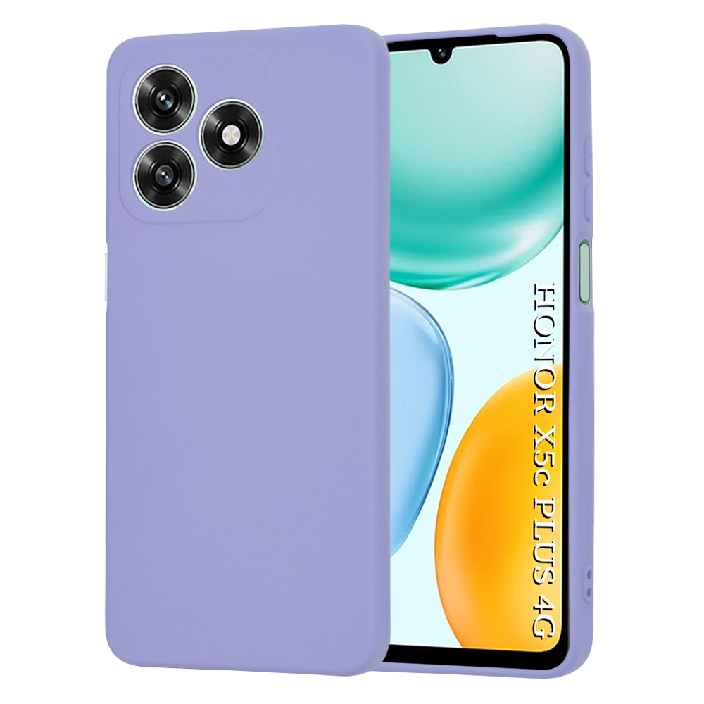 Калъф за Honor X5c Plus - Techsuit SoftFlex - Светло лилав