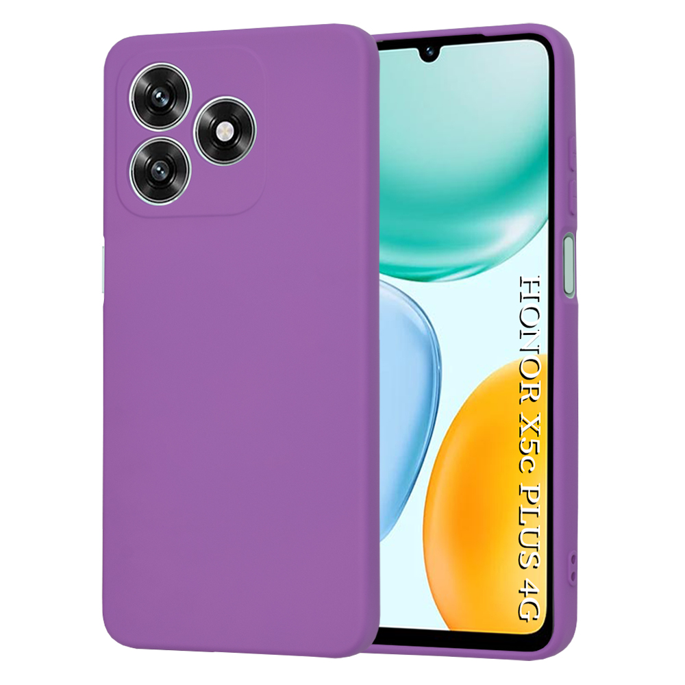 Калъф за Honor X5c Plus - Techsuit SoftFlex - Лилав