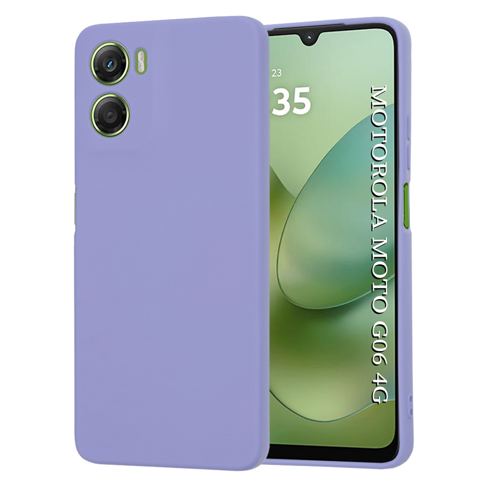 Калъф за Motorola Moto G06 - Techsuit SoftFlex - Светло лилав