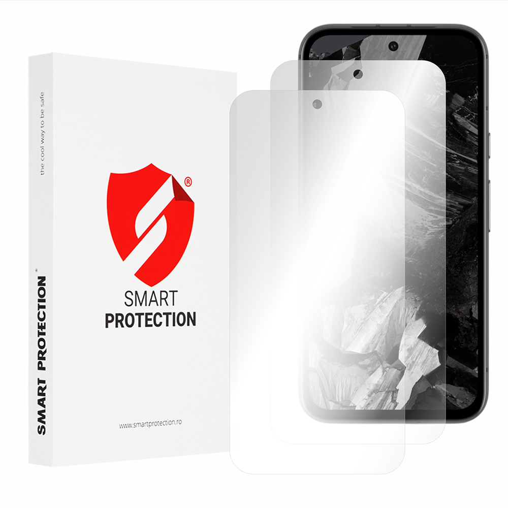 [2x Pack] Първокласно регенерируемо покритие Google Pixel 8a - Smart Protection Classic - Прозрачно