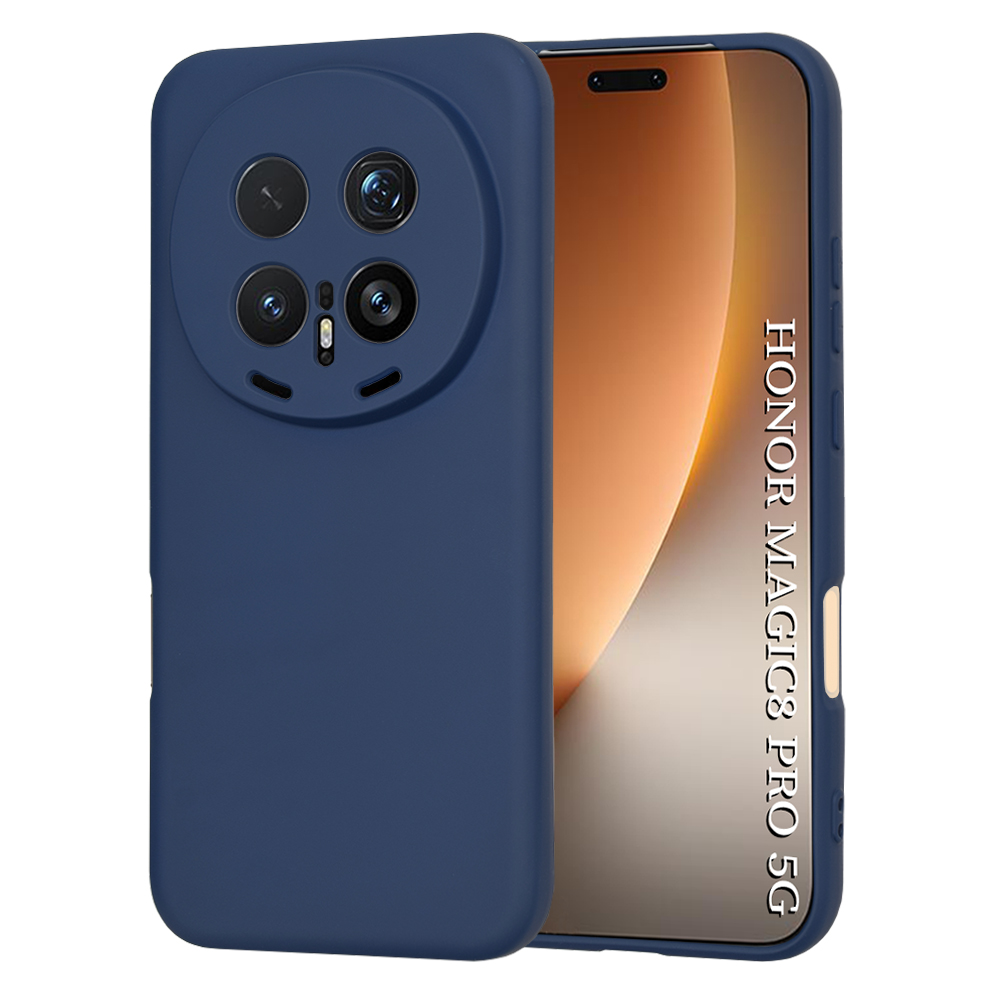 Калъф за Honor Magic8 Pro - Techsuit SoftFlex - Тъмносин Син