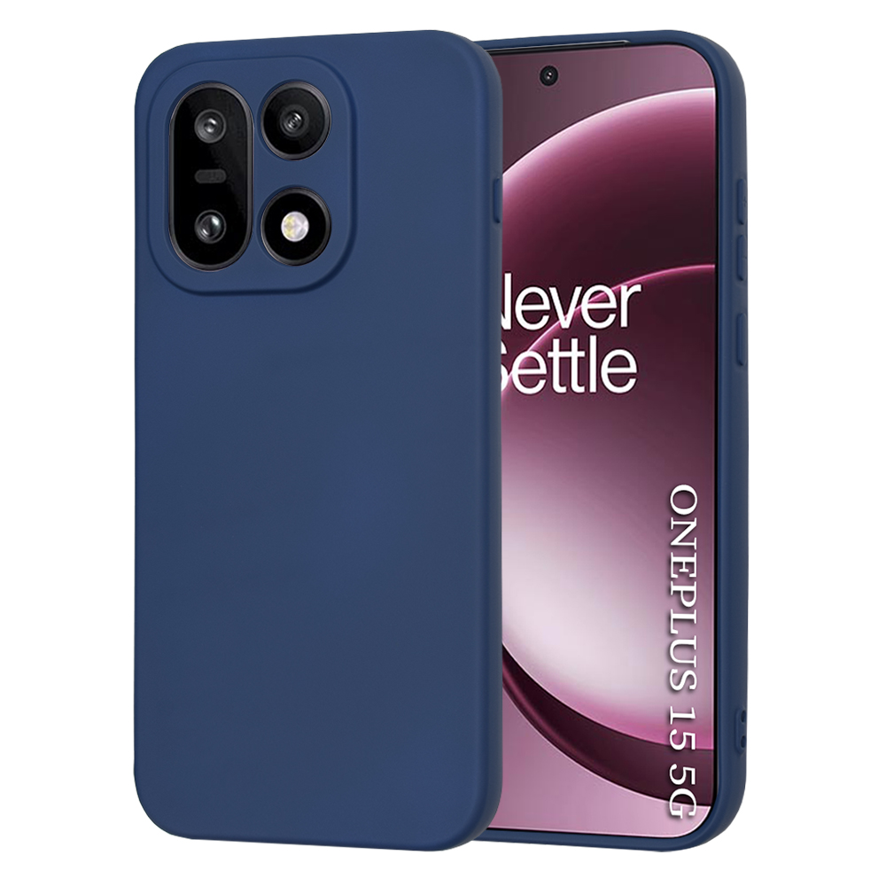 Калъф за OnePlus 15 - Techsuit SoftFlex - Тъмносин Син