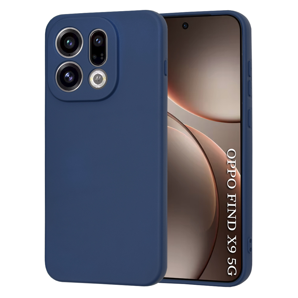 Калъф за Oppo Find X9 - Techsuit SoftFlex - Тъмносин Син