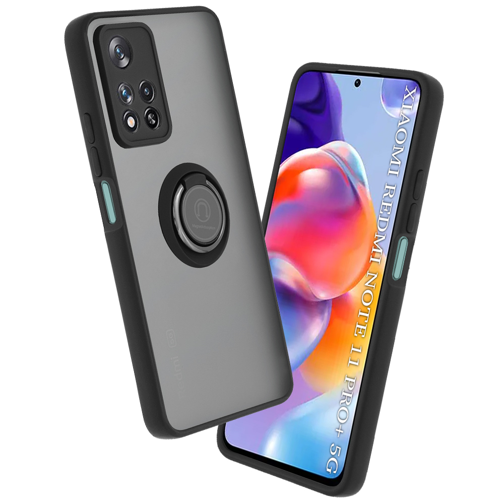 Калъф за Xiaomi Redmi Note 11 Pro+ 5G - Techsuit Glinth - Черен