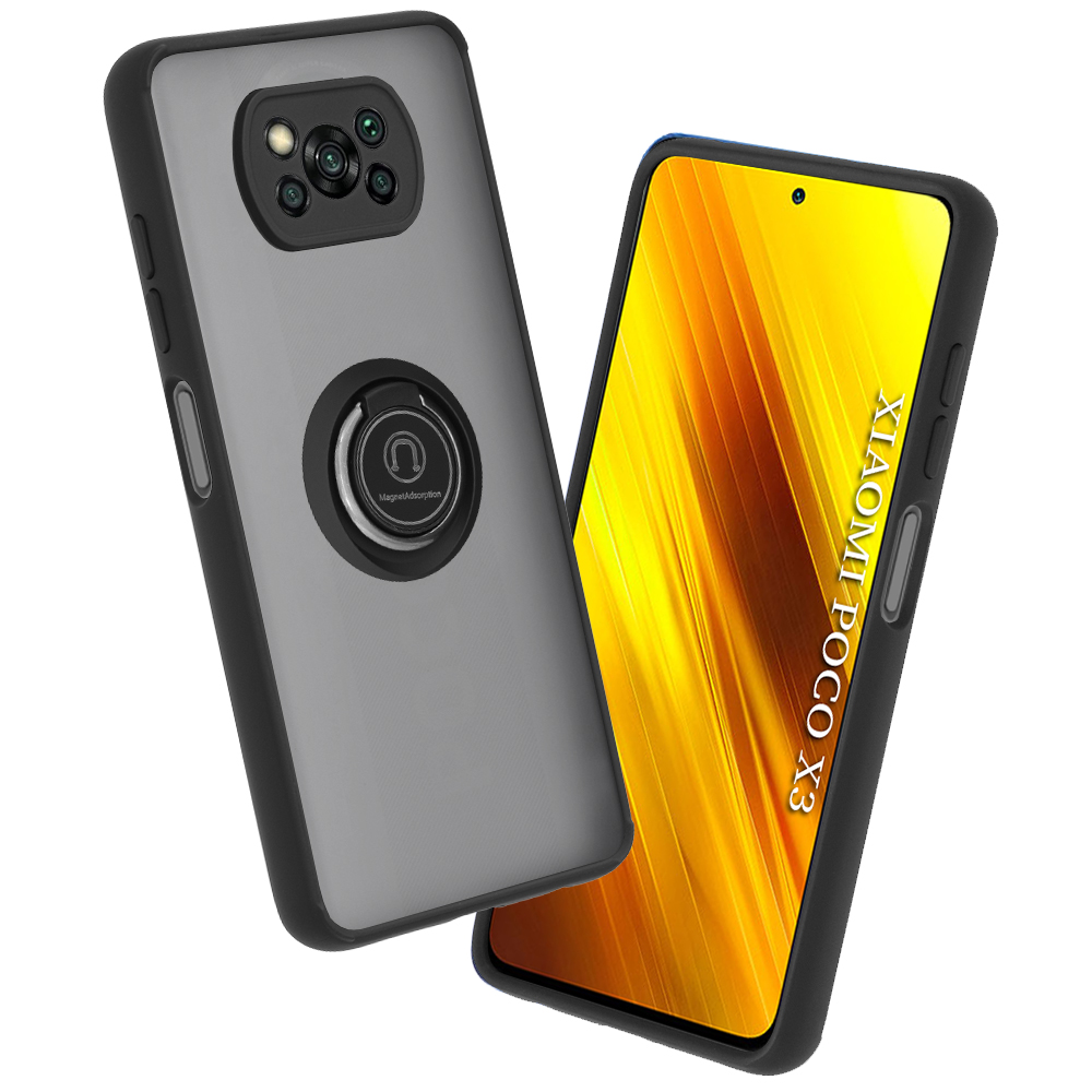 Калъф за Xiaomi Poco X3 / Poco X3 NFC / Poco X3 Pro - Techsuit Glinth - Черен