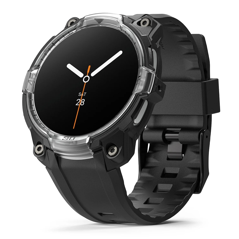 Калъф за Samsung Galaxy Watch8 44 мм + каишка - Ringke Rugged Gear - Черен