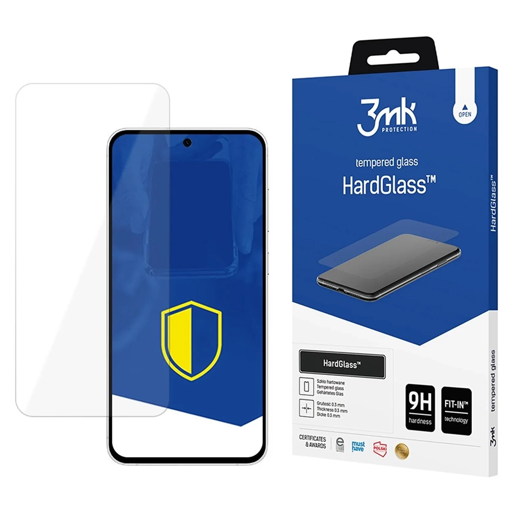Капак за Samsung Galaxy S25 FE - 3mk HardGlass Screen Protector - Прозрачен