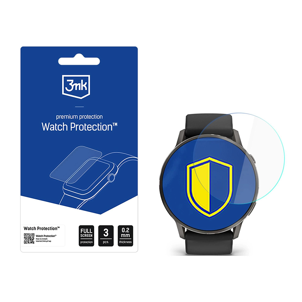 Капак за Garmin Venu 4 41mm (комплект от 3) - 3mk Watch Protection ARC - Прозрачен
