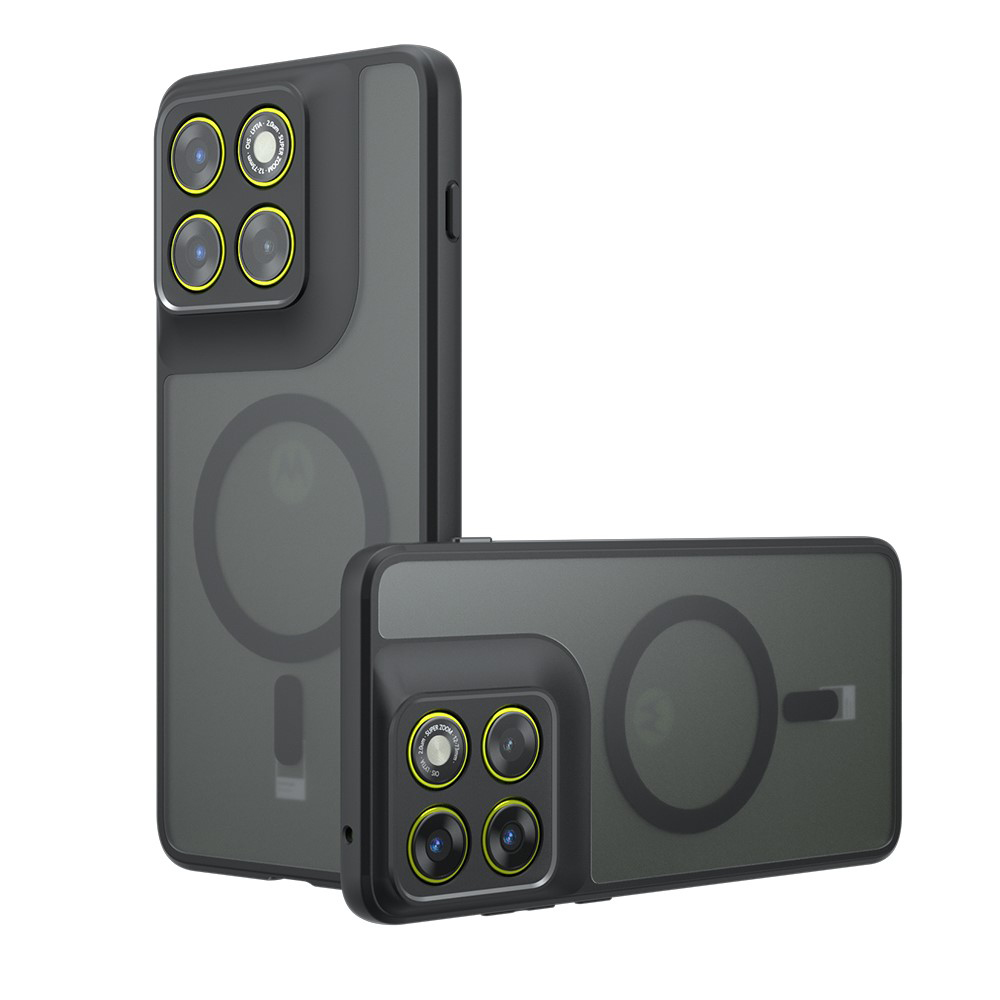 Калъф за Motorola Edge 70 - Techsuit PureFrost MagSafe - Frosted Черен
