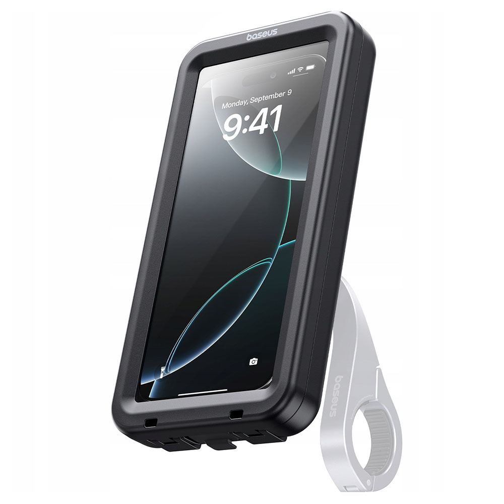 Водоустойчив магнитен калъф за телефон, 6.9" - Baseus PrimeTrip VB1 RainShield (C0013D01) - Черен