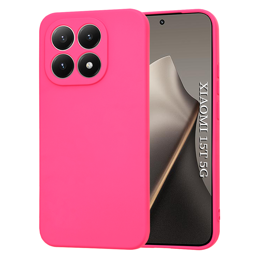 Калъф за Xiaomi 15T - Techsuit SoftFlex - Hot Розов