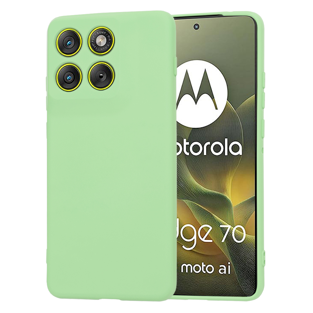 Калъф за Motorola Edge 70 - Techsuit SoftFlex - Mint Зелен