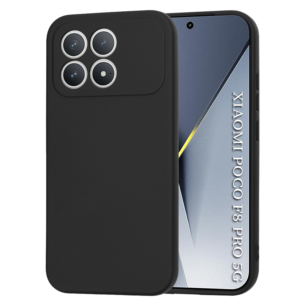 Калъф за Xiaomi Poco F8 Pro - Techsuit SoftFlex - Черен