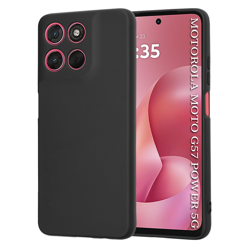 Калъф за MMotorola Moto Moto G57 Power / G67 Power - Techsuit SoftFlex - Черен