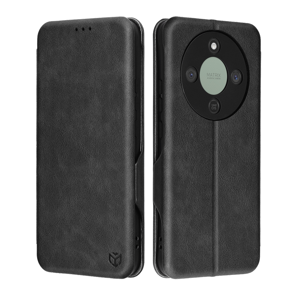 Калъф за Honor Magic8 Lite - Techsuit Safe Wallet Plus - Черен