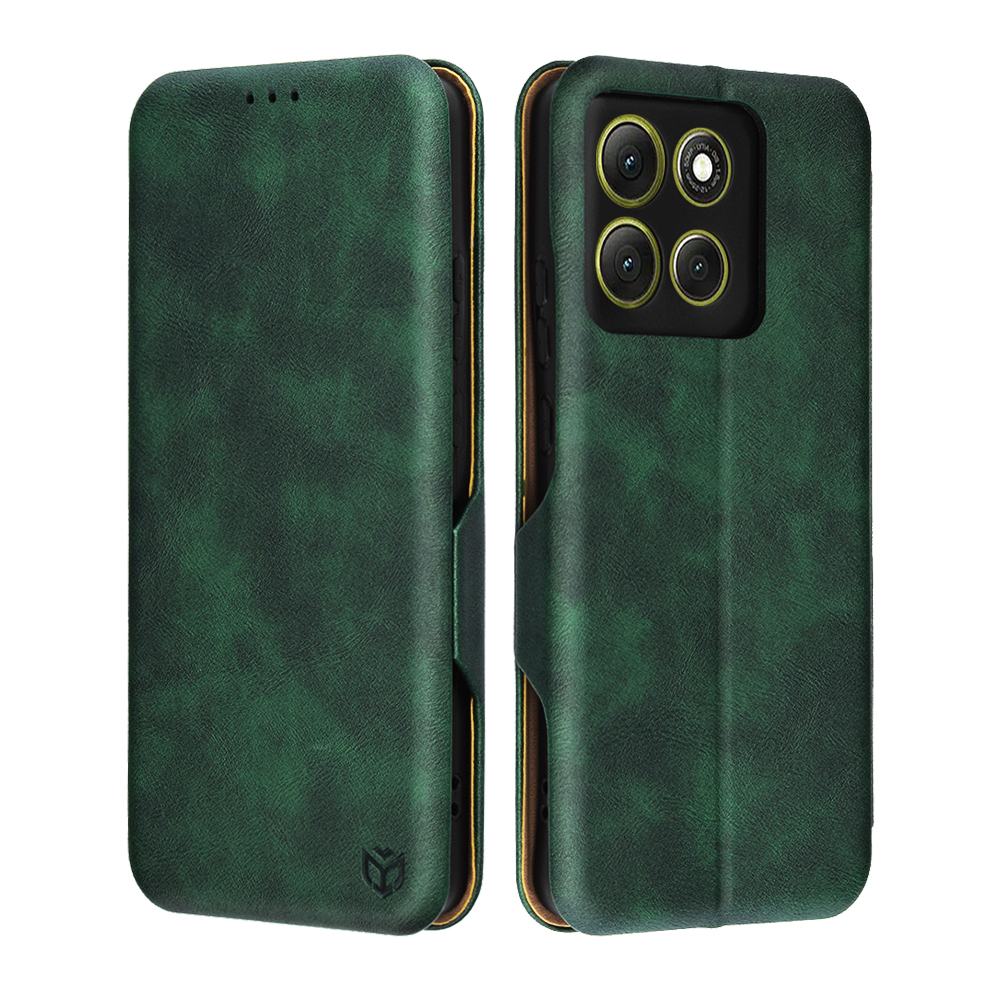 Калъф за Motorola Moto G86 - Techsuit Safe Wallet Plus - Зелен