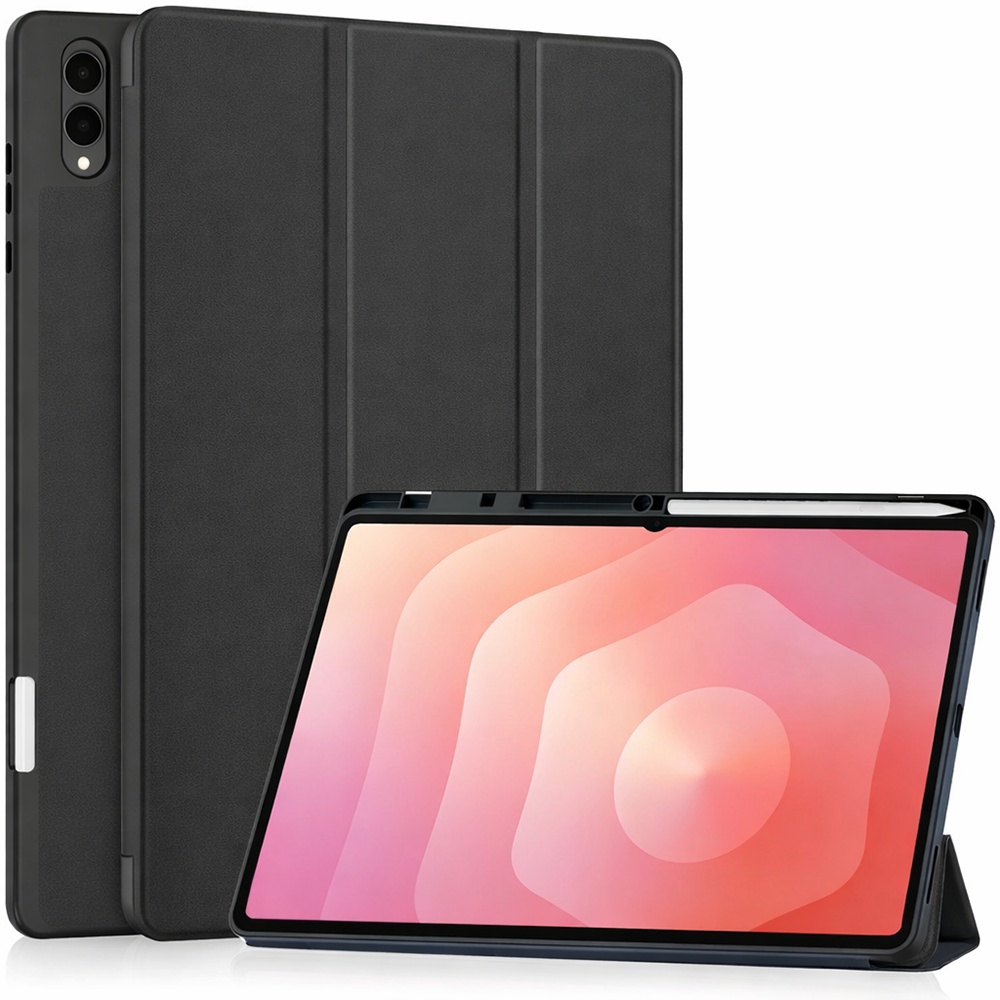 Калъф за Samsung Galaxy Tab S11 Ultra - Techsuit Flex Trifold - Черен