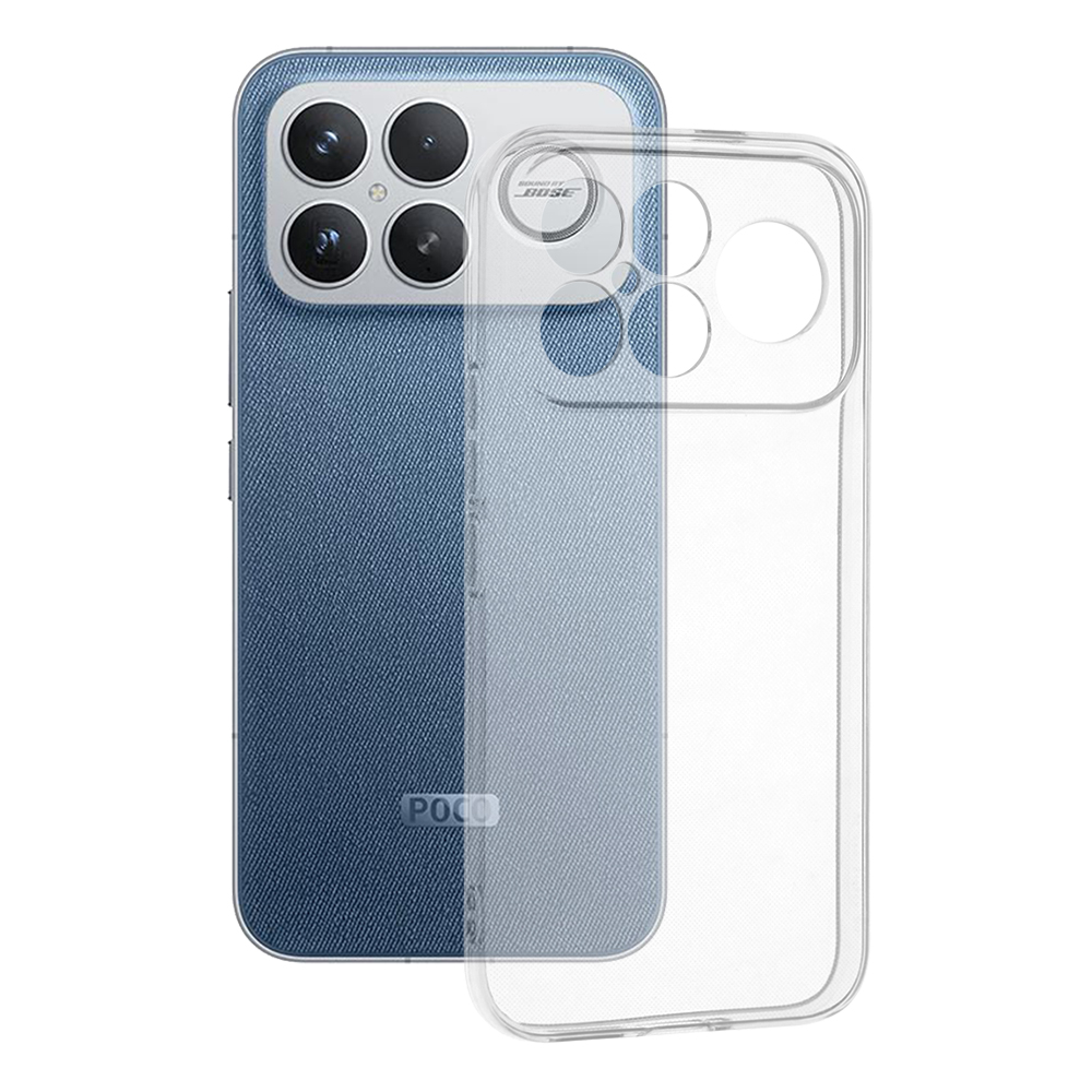 Калъф за Xiaomi Poco F8 Ultra - Techsuit Прозрачен Silicone - Прозрачен