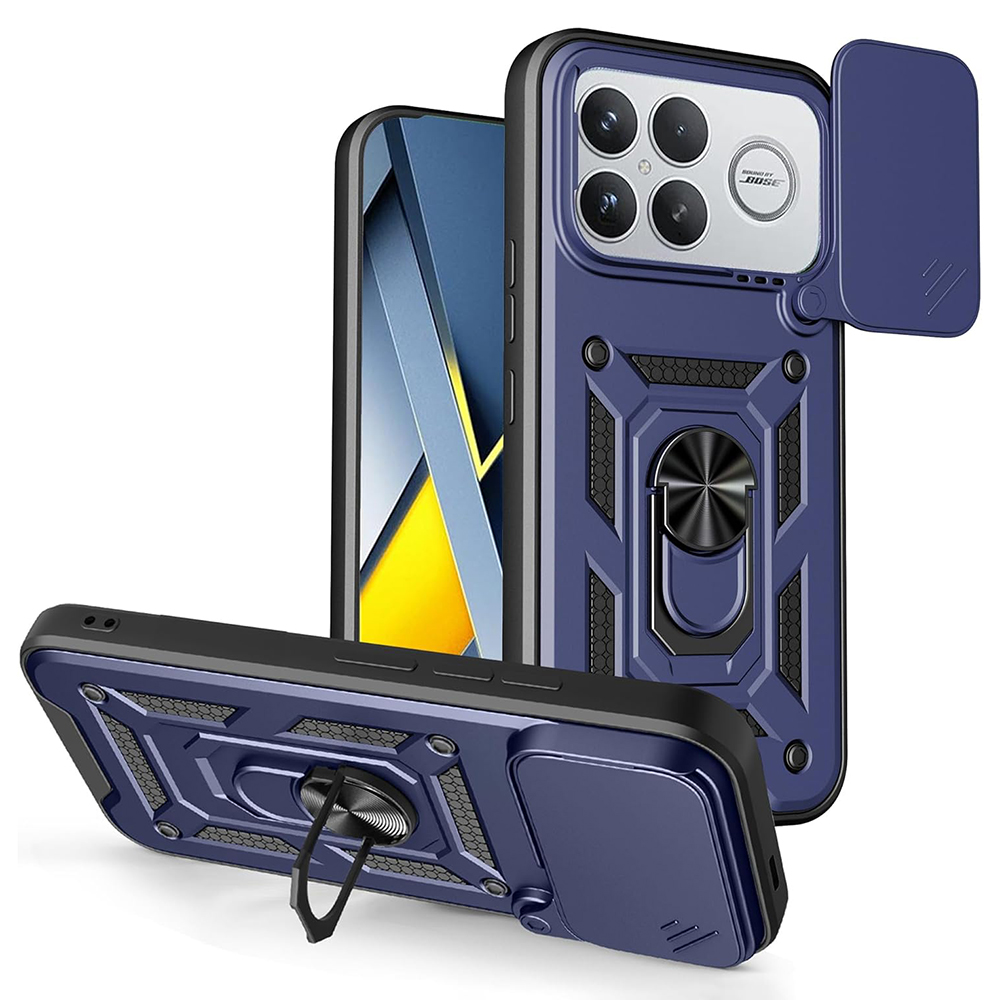 Калъф за Xiaomi Poco F8 Ultra - Techsuit CamShield Series - Син