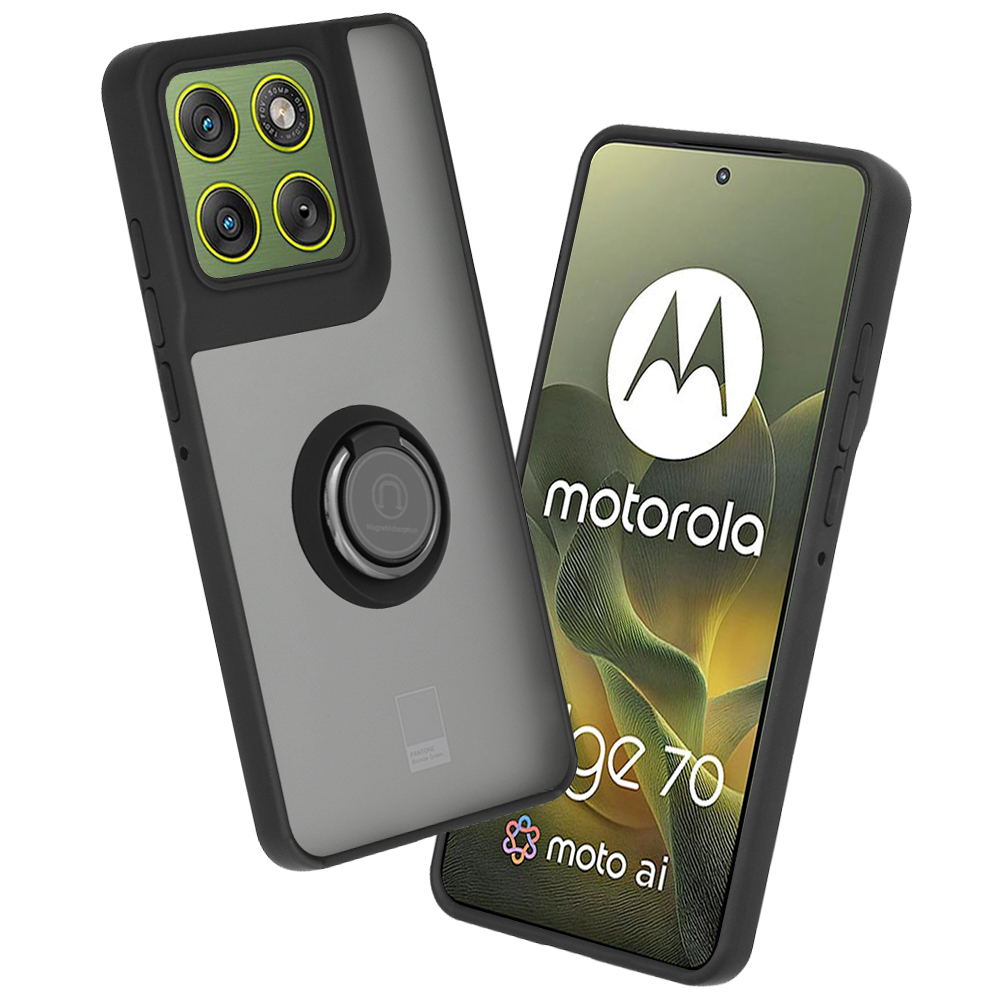 Калъф за Motorola Edge 70 - Techsuit Glinth - Черен