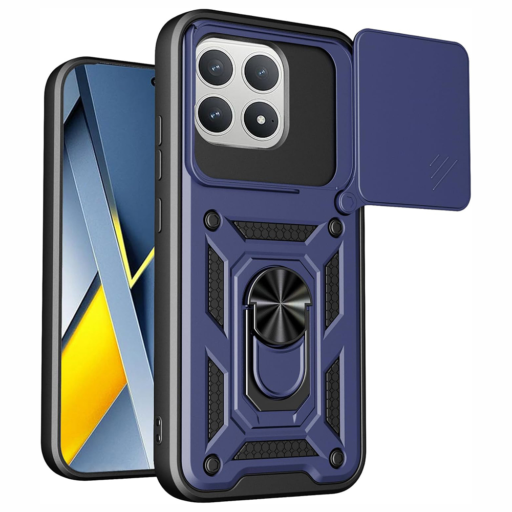 Калъф за Xiaomi Poco F8 Pro - Techsuit CamShield Series - Син