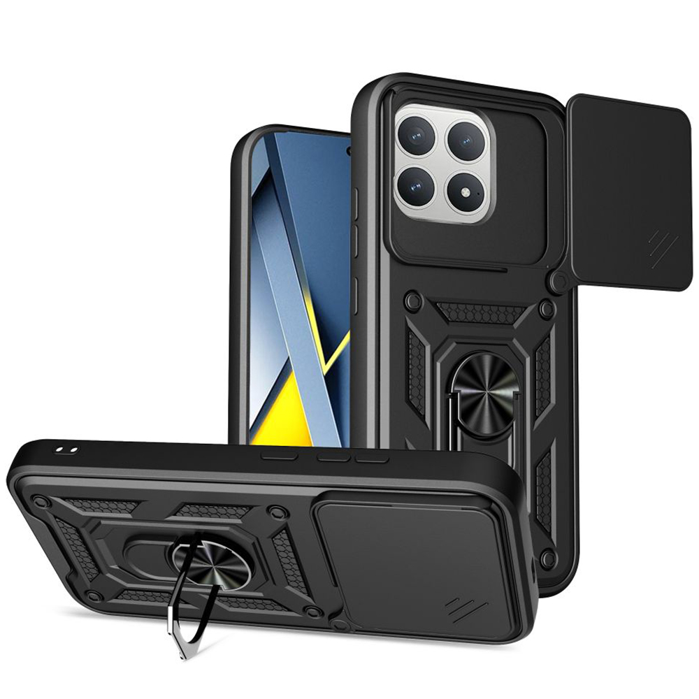 Калъф за Xiaomi Poco F8 Pro - Techsuit CamShield Series - Черен