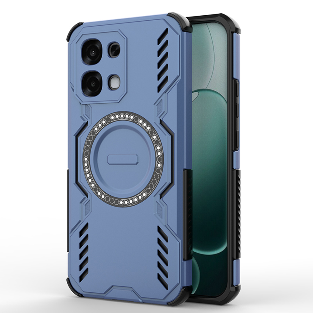 Калъф за Oppo A6 Pro 4G / A6 Pro 5G - Techsuit ArmorMag Case - Син