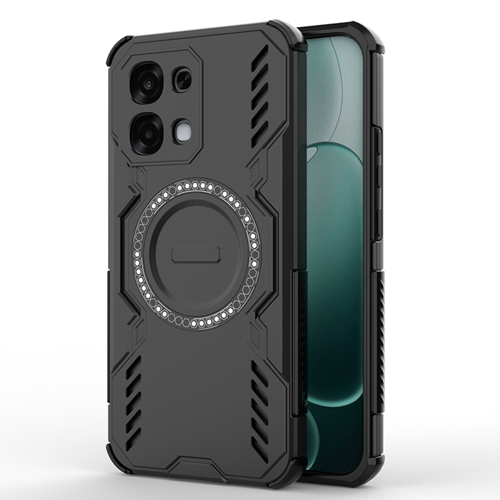 Калъф за Oppo A6 Pro 4G / A6 Pro 5G - Techsuit ArmorMag Case - Черен