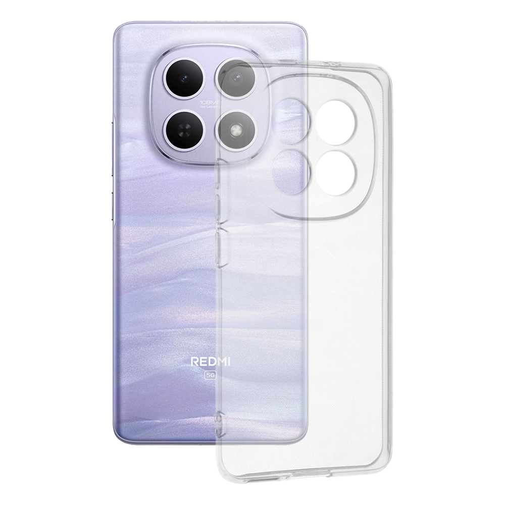Калъф за Xiaomi Redmi Note 15 5G / Note 15 4G / Poco M8 5G - Techsuit Прозрачен Прозрачен Silicone - Прозрачен