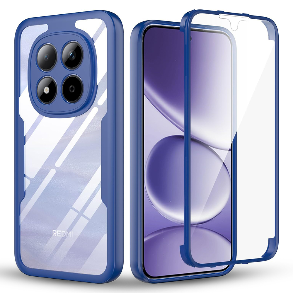 Калъф за Xiaomi Redmi Note 15 Pro 5G + капак - Techsuit ColorVerse 360 Series - Син