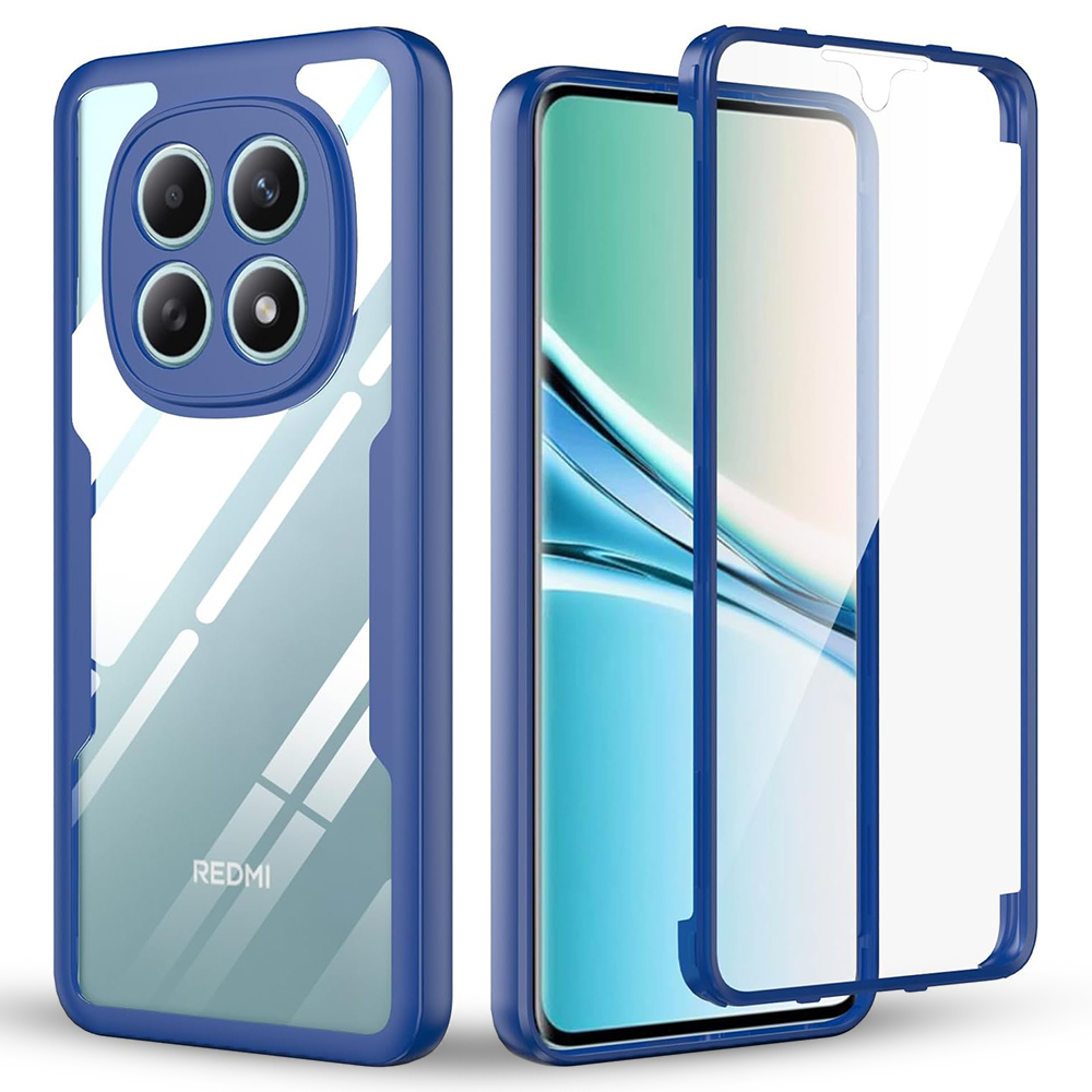 Калъф за Xiaomi Redmi Note 15 5G / Poco M8 5G + калъф - Techsuit ColorVerse 360 Series - Син