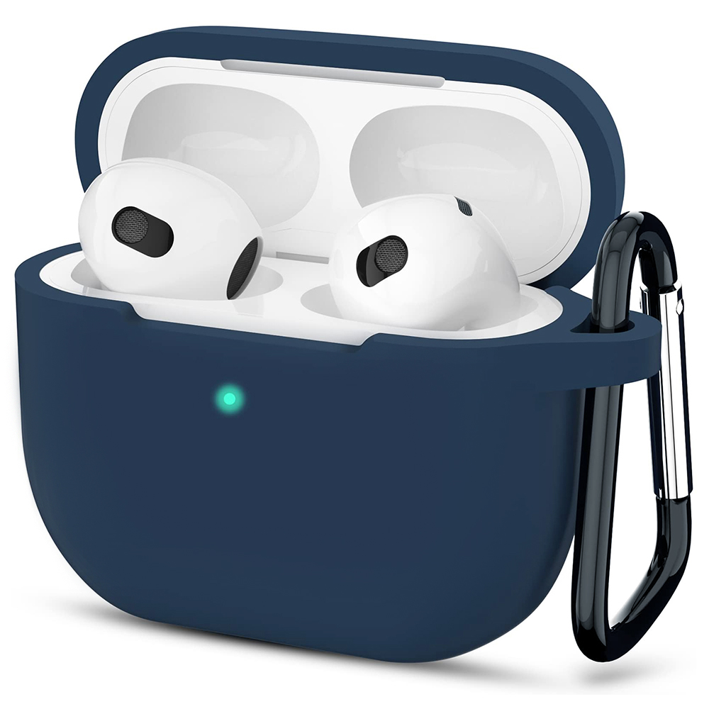 Калъф за Apple AirPods 3 - Techsuit - Тъмносин Син