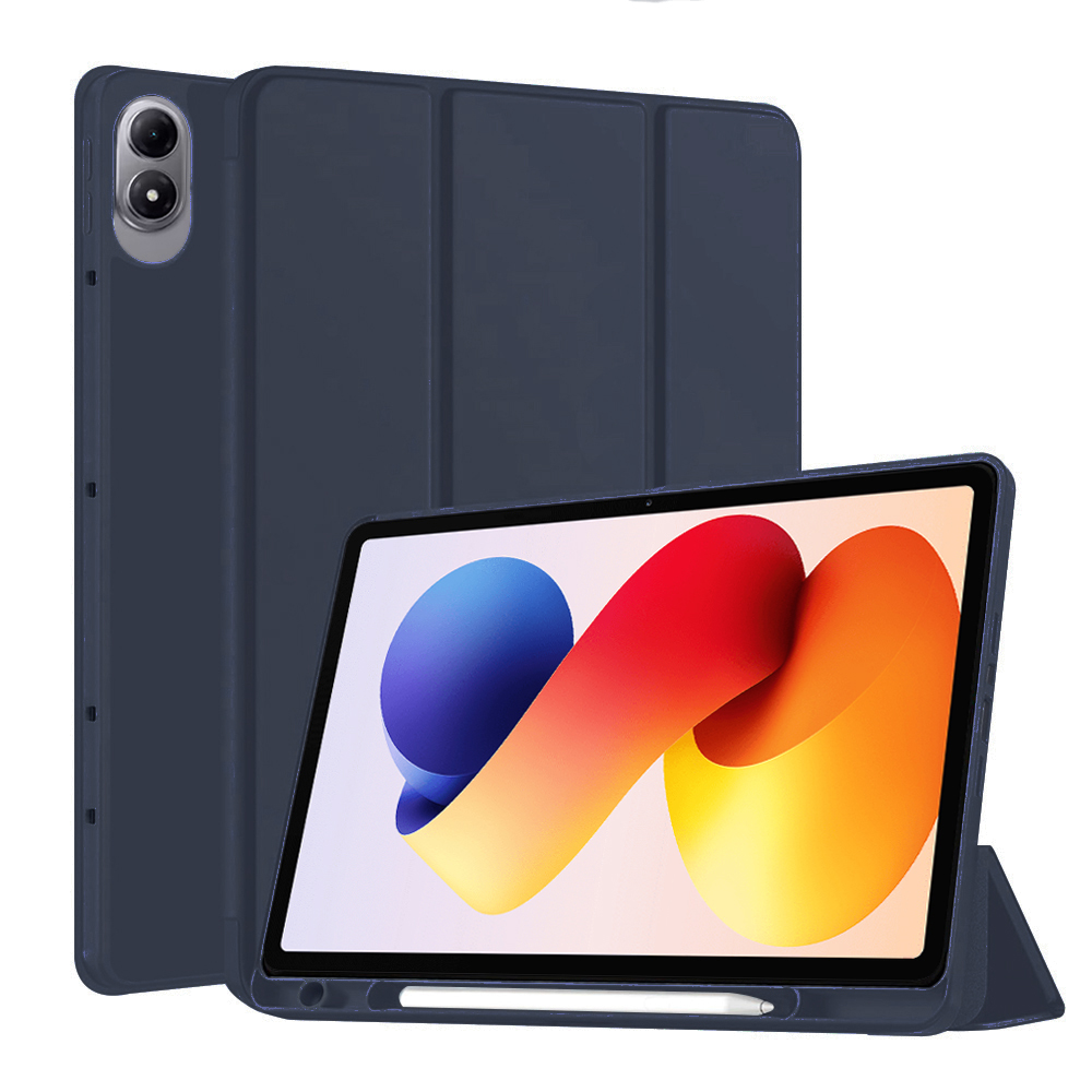 Калъф за Xiaomi Redmi Pad 2 Pro - Techsuit Flex Trifold - Тъмносин
