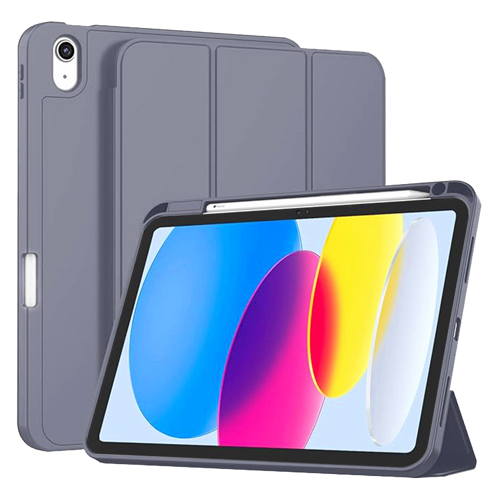 Калъф за iPad 10 (2022) 10.9 / 11 (2025) - Techsuit Flex Trifold - Лилав