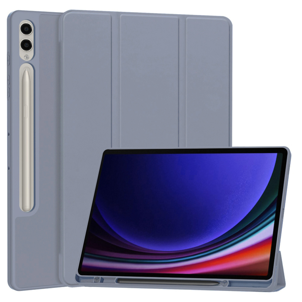 Калъф за Samsung Galaxy Tab S9 Plus / S10 Plus / S9 FE Plus - Techsuit Flex Trifold - Лилав