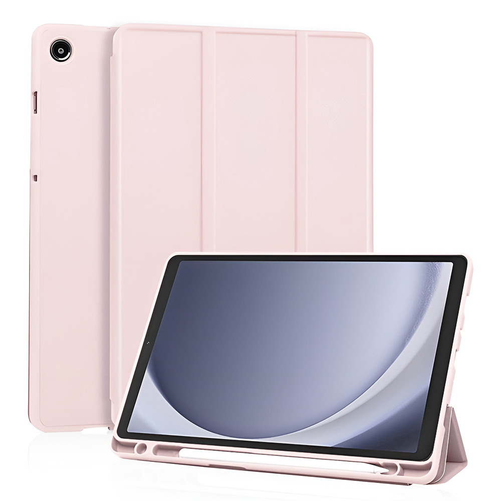 Калъф за Samsung Galaxy Tab A11 / A9 - Techsuit Flex Trifold - Розов