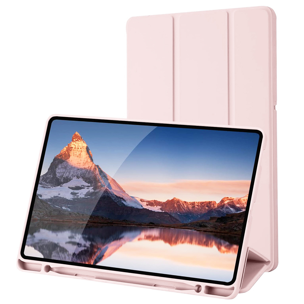 Калъф за Samsung Galaxy Galaxy Tab S6 Lite (2020/2022/2024) - Techsuit Flex Trifold - Розов