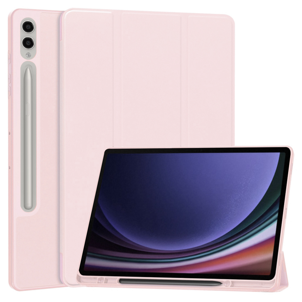 Калъф за Samsung Galaxy Tab S9 Plus / S10 Plus - Techsuit Flex Trifold - Розов