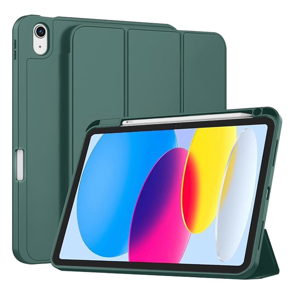 Калъф за iPad 10 (2022) 10.9 / 11 (2025) - Techsuit Flex Trifold - Зелен