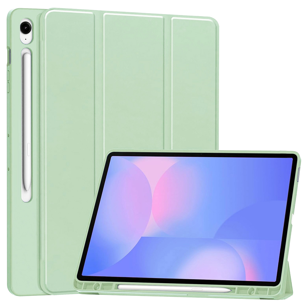 Калъф за Samsung Galaxy Tab S10 FE Plus - Techsuit Flex Trifold - Matcha Зелен