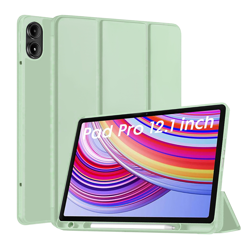 Калъф за Xiaomi Redmi Pad Pro / Redmi Pad Pro 5G / Poco Pad - Techsuit Flex Trifold - Matcha Зелен