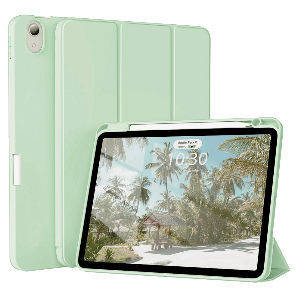 Калъф за iPad Air 4 (2020) / Air 5 (2022) - Techsuit Flex Trifold - Matcha Зелен