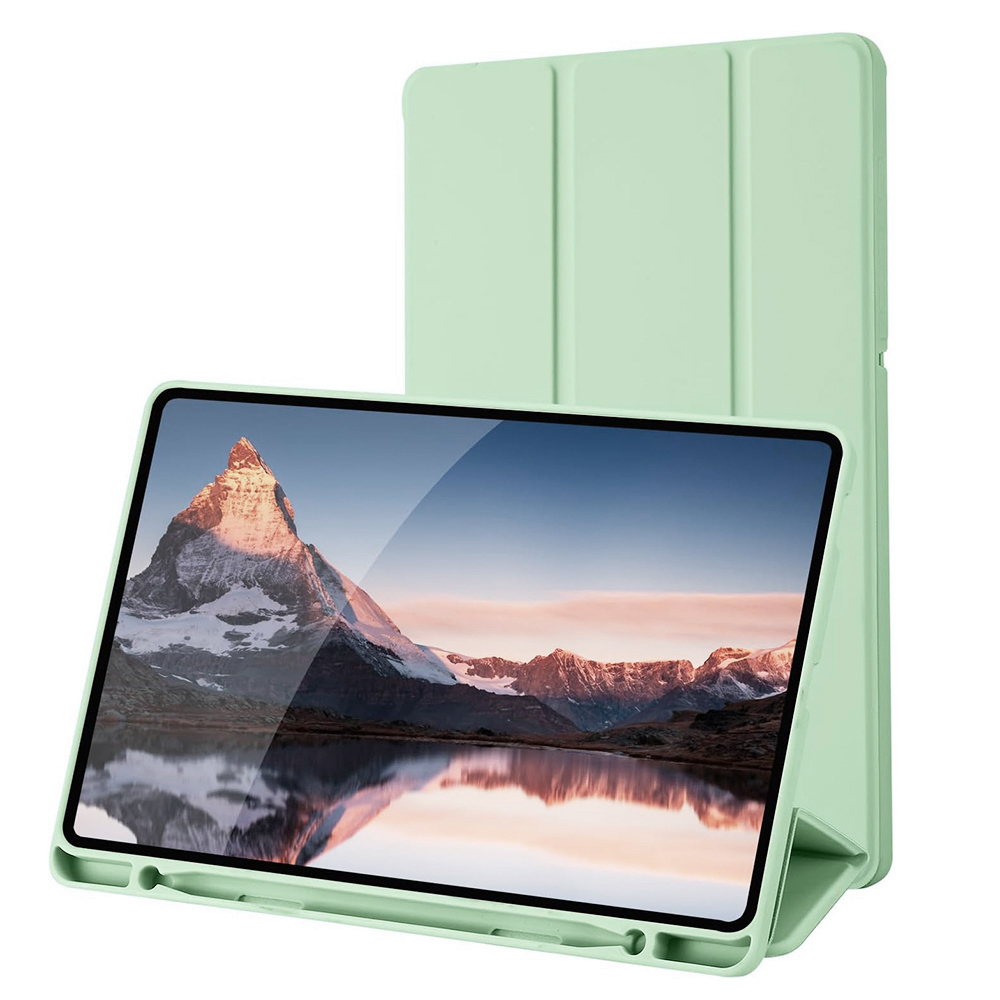 Калъф за Samsung Galaxy Galaxy Tab S6 Lite (2020/2022/2024) - Techsuit Flex Trifold - Matcha Зелен