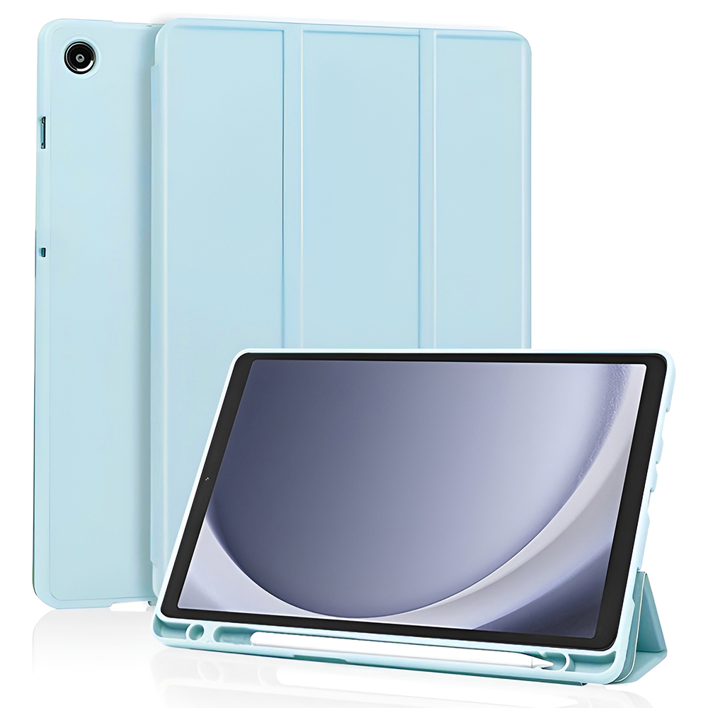 Калъф за Samsung Galaxy Tab A11 / A9 - Techsuit Flex Trifold - Небесносин