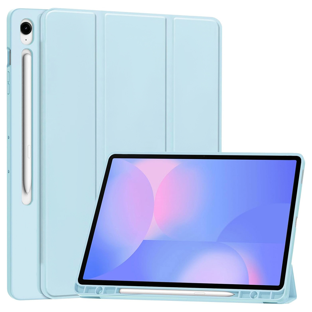 Калъф за Samsung Galaxy Tab S10 FE Plus - Techsuit Flex Trifold - Небесносин
