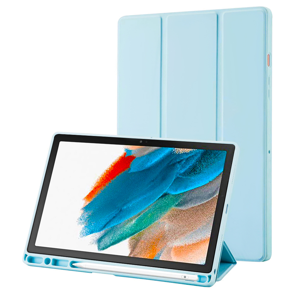 Калъф за Samsung Galaxy Tab A8 10.5 (2021) - Techsuit Flex Trifold - Небесно син