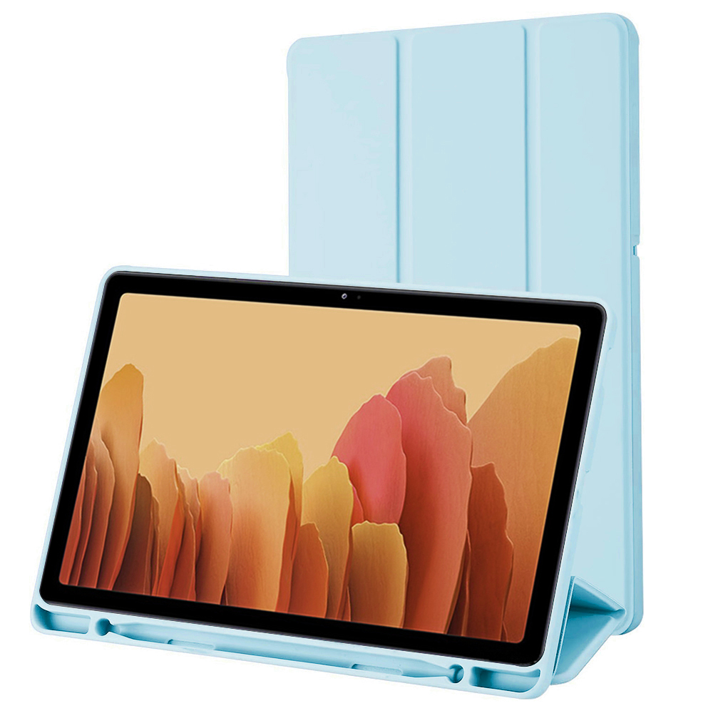 Калъф за Samsung Galaxy Tab A7 10.4 2020 T500/T505 - Techsuit Flex Trifold - Небесно син
